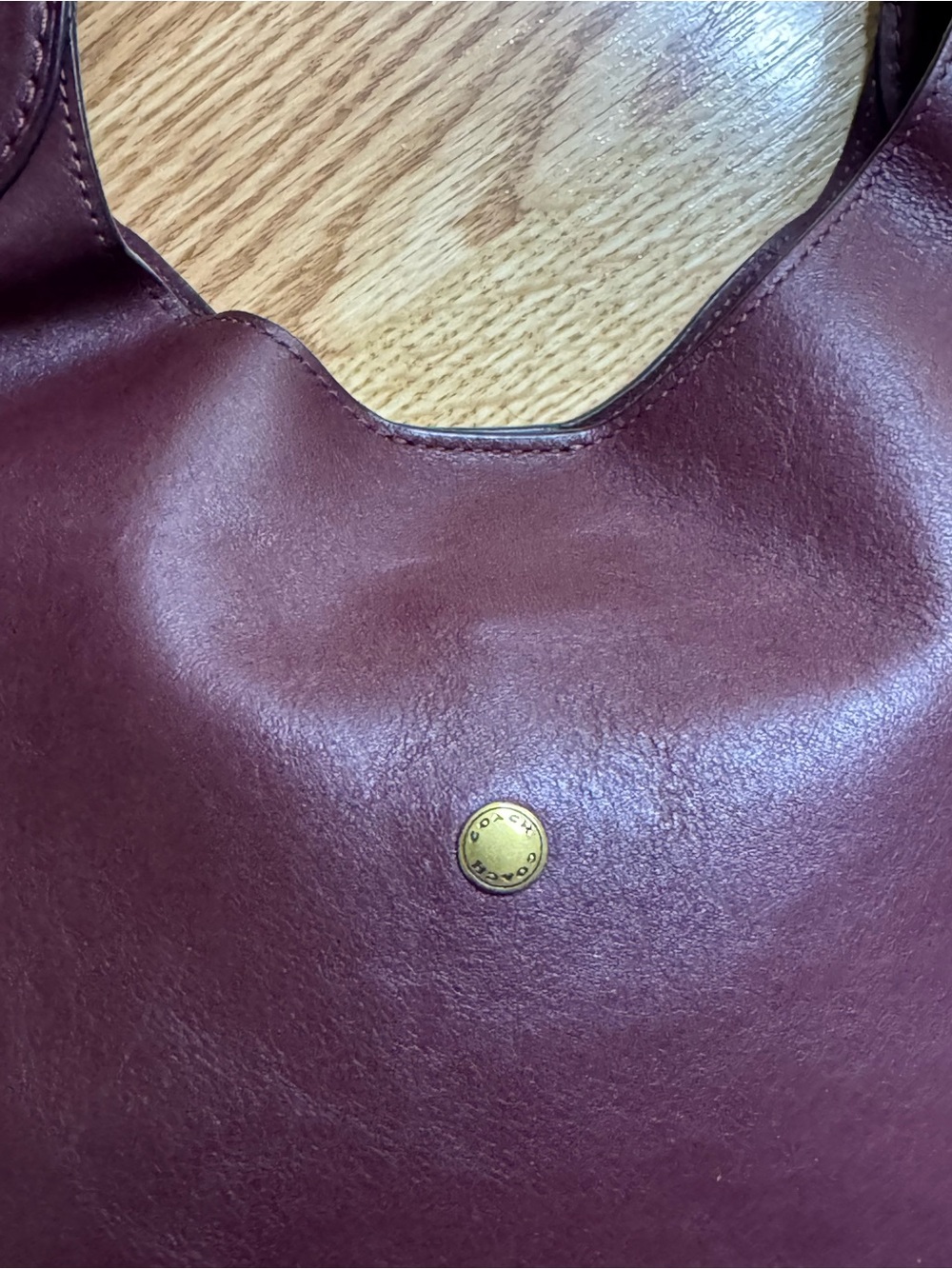 Coach Brooklyn 28 hobo Shoulder Bag in Burgundy - Picture 3 of 5